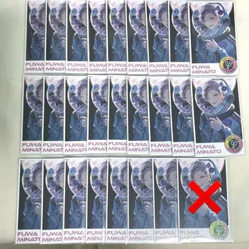 ROF-MAO UCHU PARTY! 랜덤 사진풍 카드 후와 미나토 25개