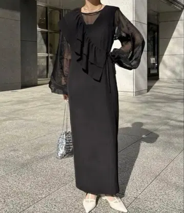 CAPRICIEUX LEMAGE 포멀 드레스 블랙 PS