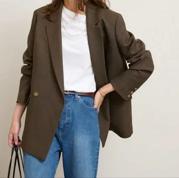 relume 샤크 트위드 테일러드 자켓