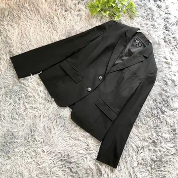 INGNI [ M 상당 38 ] 성숙한 느낌 블랙 투버튼 테일러드 자켓