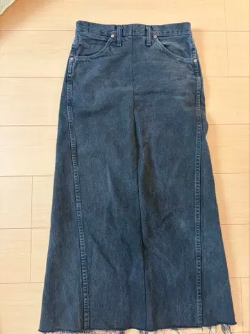 77circa 데님 스커트 구제 의류