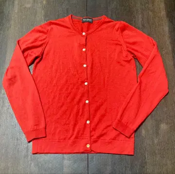 JOHN SMEDLEY 존스메들리 오렌지 가디건 S 영국제