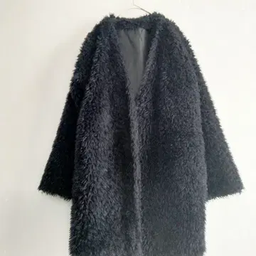 [ 인기 ] 털이 긴 샤기 가디건 겉옷 인조 모피 모헤어 라이크 2