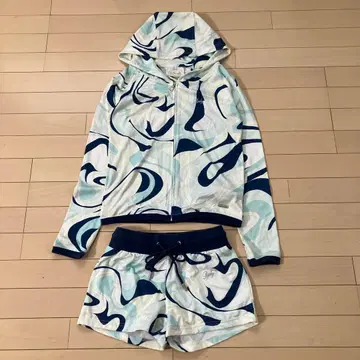 12.1 Rady 레이디 숏팬츠 셋업 올 패턴 블루 F