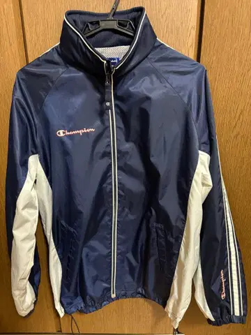 Champion 나일론 자켓 M 네이비/화이트