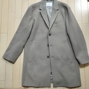 BAYFLOW 베이지 체스터 코트