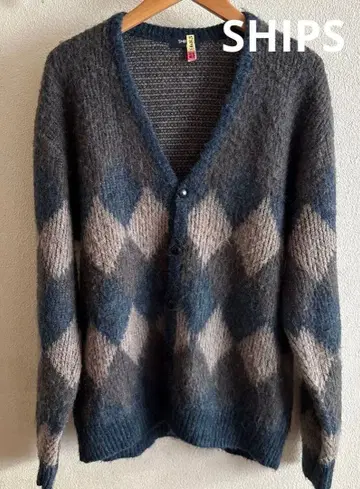 SHIPS 아가일 무늬 가디건