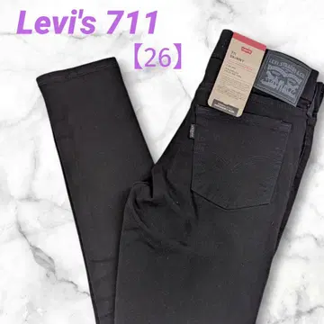 새상품 Levi's 711 SKINNY 리바이스 스키니 [ 26 ] 블랙