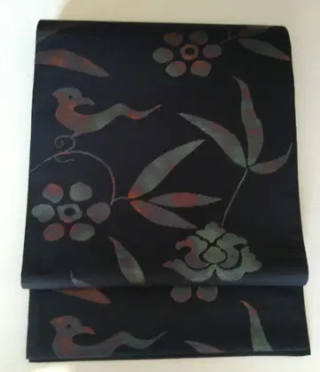 후쿠로 오비 31cm x 428cm 블랙 베이스