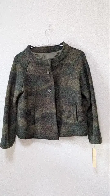 카모 패턴 버튼 자켓 사이즈 40