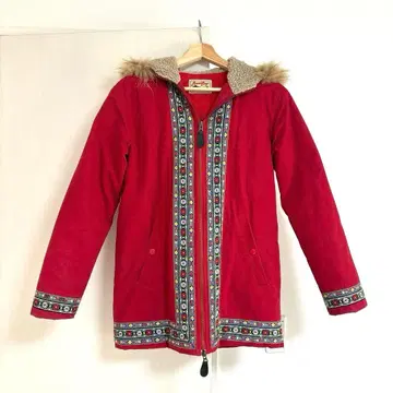 [ BEAMS BOY ] 후드 부착 아우터 빨간색