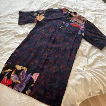 DRIES VAN NOTEN 플라워 프린트 셔츠 원피스 s 사이즈