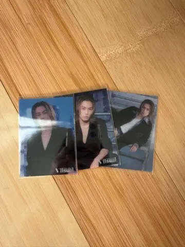 마츠다 겐타 비주얼 트레이딩 카드 3장 세트