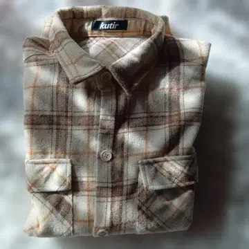 Kutit 체크 무늬 플란넬 셔츠
