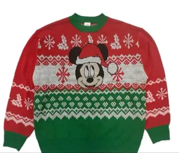 [ M 사이즈 ] 미키 크리스마스 니트 아베일