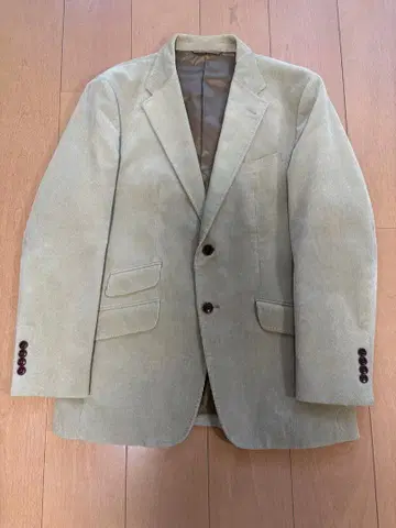 Paul Stuart 베이지 겨울용 코듀로이 테일러드 자켓 L