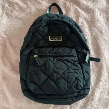 MARC JACOBS 블랙 퀼팅 백팩