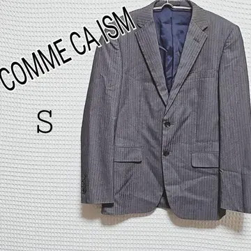 COMME CA ISM 스트라이프 테일러드 자켓 S