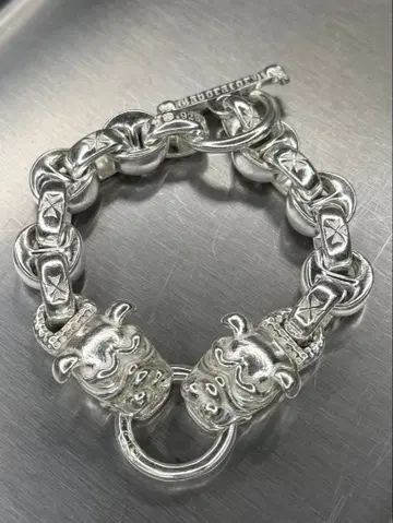 도그 팔찌 실버 925 멕시칸 체인 빈티지 s925