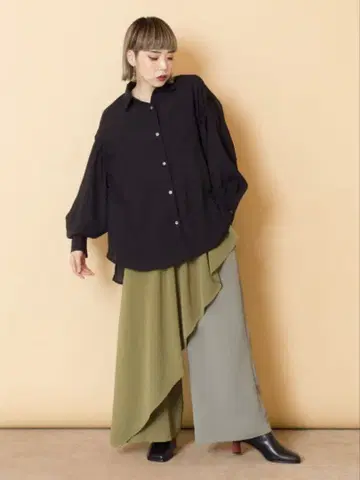 오스모시스 플레어 레이어드 팬츠