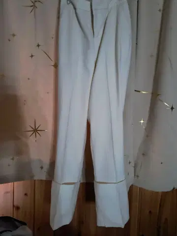화이트 캐주얼 팬츠 F 사이즈