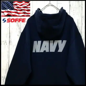 미군 SOFFE USA제 USNAVY M 후드티 데드스탁