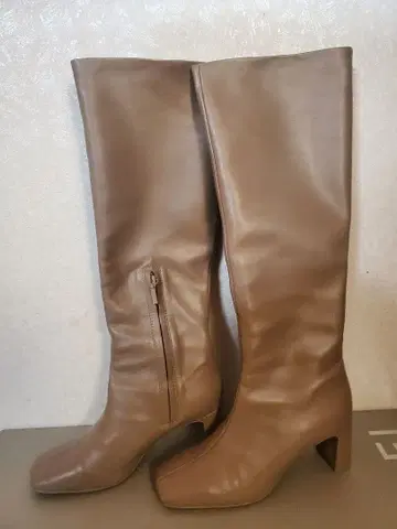 SNIDEL 베이지 롱 부츠 M 사이즈