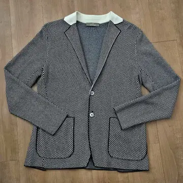 cruciani 크루치아니 하운드 투스 패턴 가디건