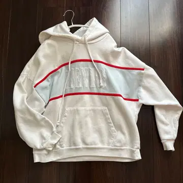 LEVIS 후드티 화이트/레드