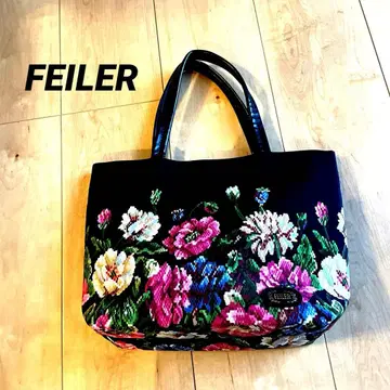 FEILER 플라워 패턴 핸드백 인기 깔끔한 패턴 고급스러움