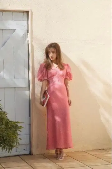 로지 루체 프렌치 튤립 드레스 롱 원피스