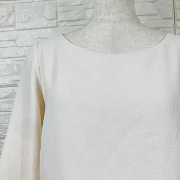 바빌론 BABYLONE 블라우스 M 프릴 아이보리 [ 2595-39 ]