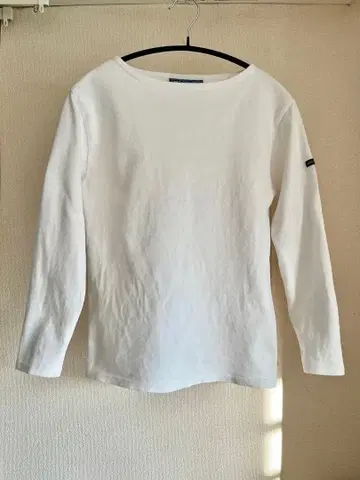 바스크 셔츠 화이트 T셔츠 USA30 (세인트 제임스)