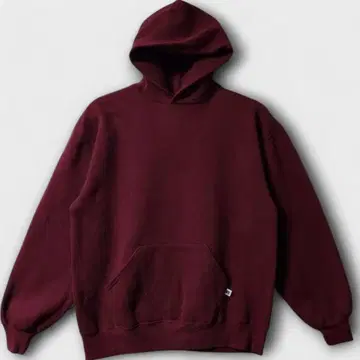 00s 러셀 애슬레틱 무지 후드티 버건디 L 상당