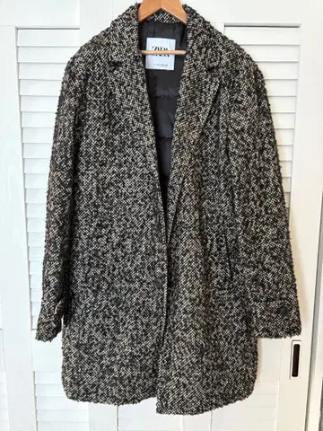 ZARA 트위드 오버 사이즈 자켓