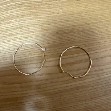 놋쇠 후프 귀걸이 중형