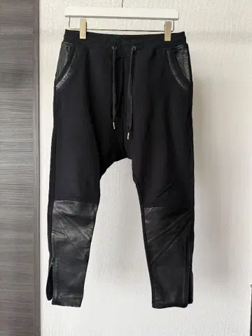 SKINGRAFT 하이엔드 가죽 패널 사루엘 팬츠