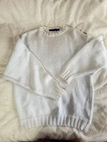 NAUTICA 니트 스웨터 (화이트)