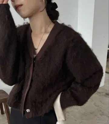 가디건 [ shio 기획 ] 플러피 숏 가디건 여성용