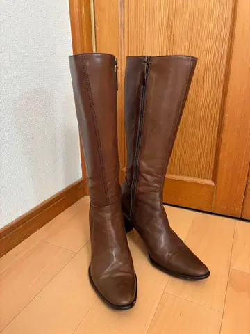 RABOKIGOSHI WORKS 라보키고시 웍스 23.5 롱 부츠 브라운