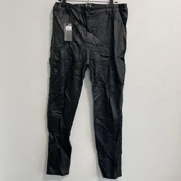 새상품 Apparelth [ 2XL ] 블랙 가죽 스키니 팬츠