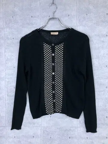 레트로 걸리시 sutseso 구제 의류 작은 꽃 자수 절개 니트 가디건