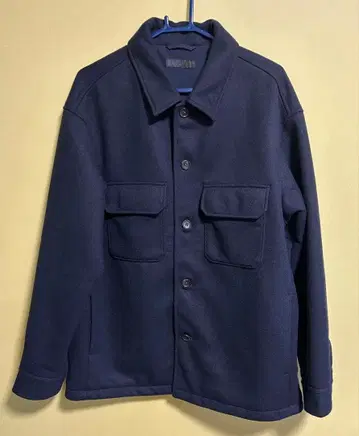 유니클로 오버 셔츠 자켓