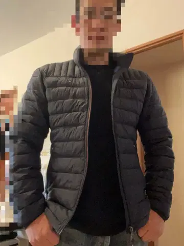 타미힐피거 다운 자켓 네이비