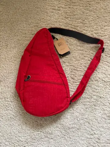 [새상품] HEALTHY BACKBAG 바디백 빨간색
