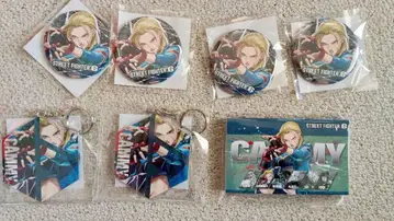 스트리트 파이터 캐미 키링 배지 7종 세트