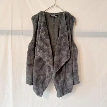 새상품급 sugar rush 그레이 플리스 베스트 [ XL ] 퍼 베스트