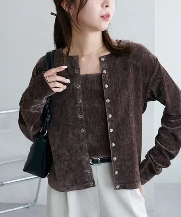 Discoat 멜란지 벨로아 앙상블 2종 세트