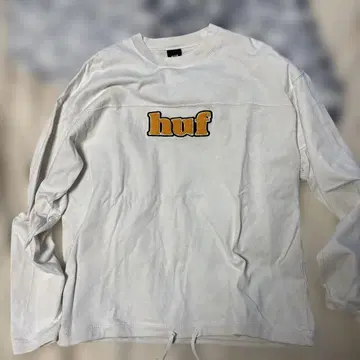 HUF 화이트 롱 슬리브 T셔츠 M