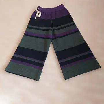 사토 섬유 iines M.&KYOKO 니트 팬츠 리버서블